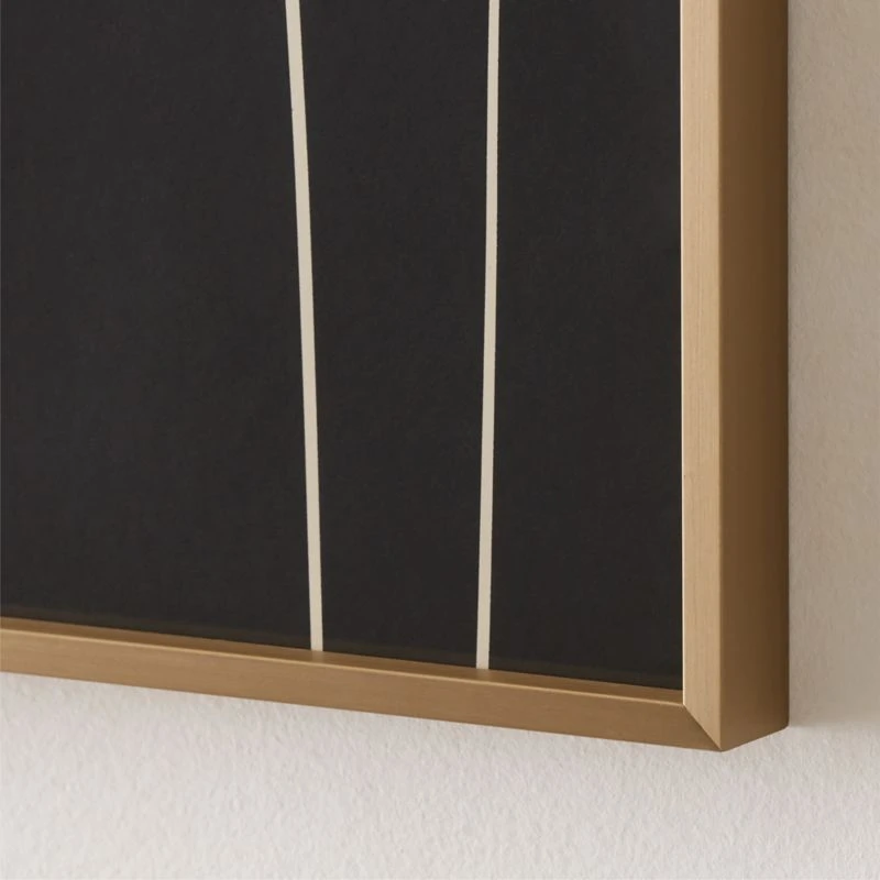 'Alliance I' Screen Print In Brass Frame 18"x24" - Image 3