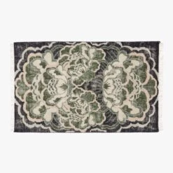 Allure Green Hand-Knotted Area Rug 5'x8'