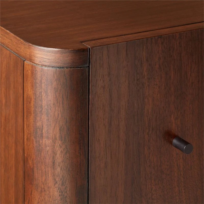 Andora Tall 4-Drawer Wood Dresser - Image 7