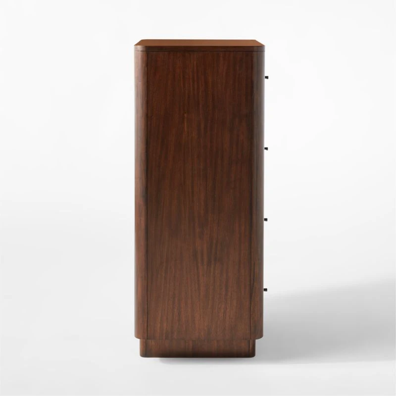 Andora Tall 4-Drawer Wood Dresser - Image 5