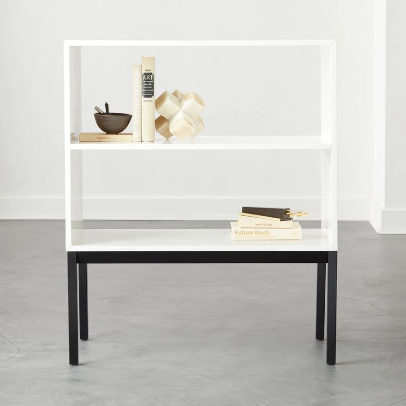 Aptum White Metal Bookcase - Image 2