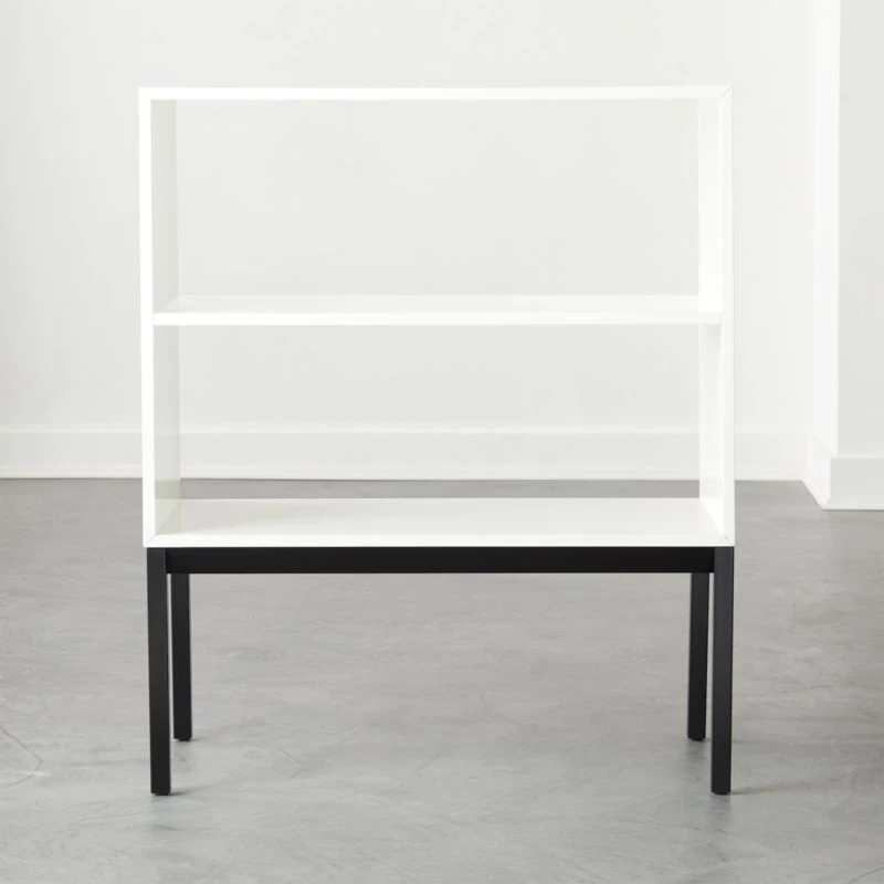 Aptum White Metal Bookcase