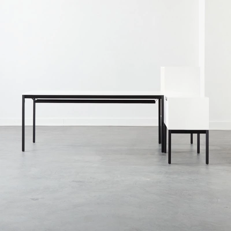 Aptum White Metal Bookcase - Image 9