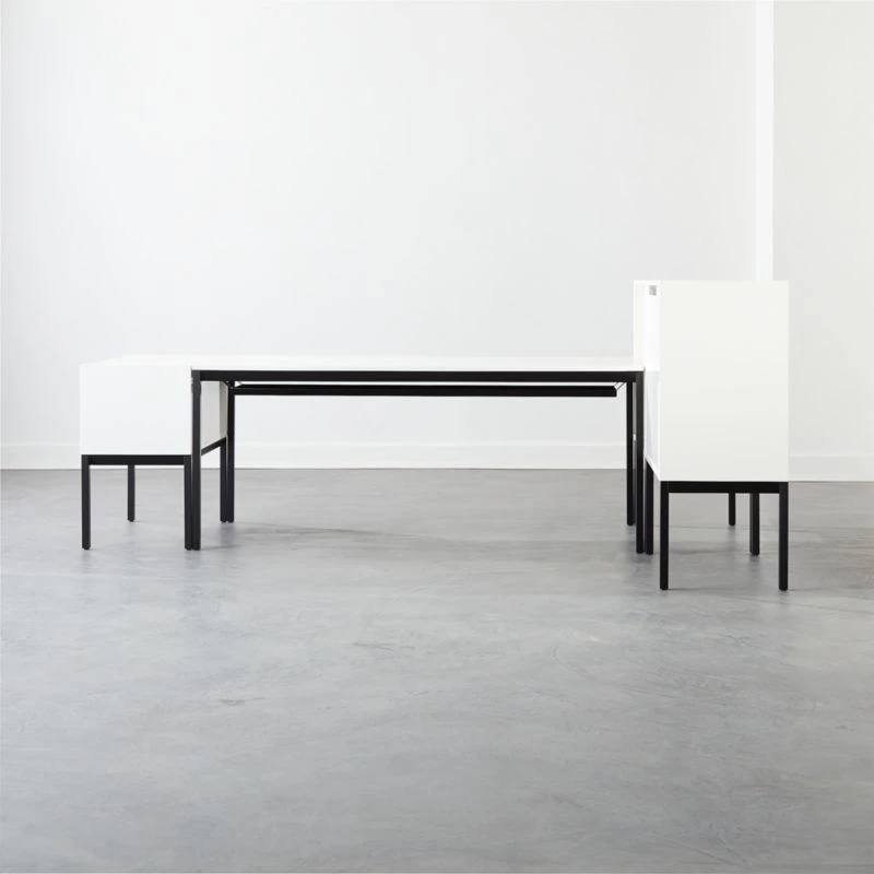 Aptum White Metal Bookcase - Image 11