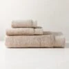 Arlow Organic Cotton Light Taupe Bath Towel Set