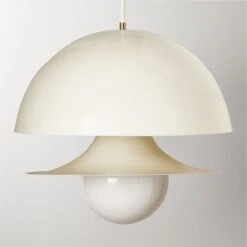Bali White Pendant Light 24"