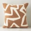 Barcelos Light Brown Throw Pillow With Down-Alternative Insert 23''