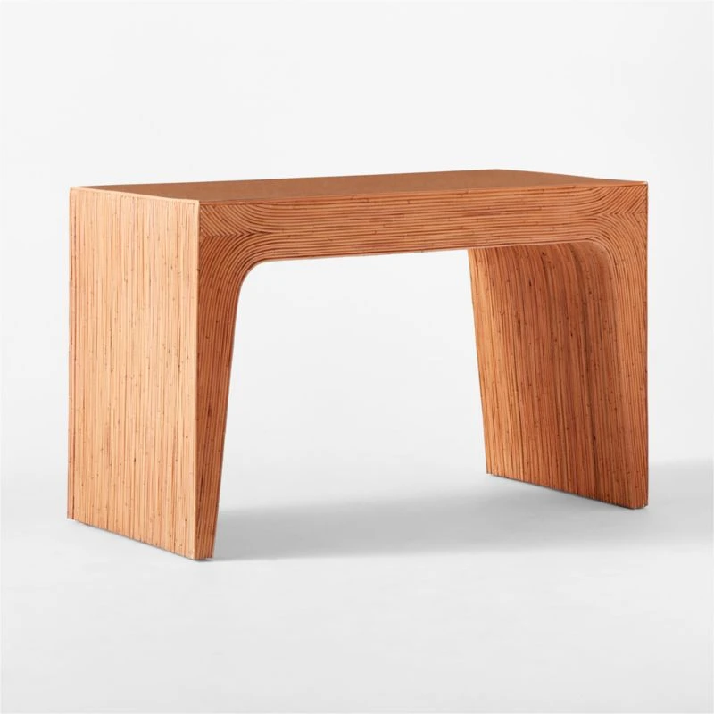 Bayu Rattan Desk With Drawer - Image 9