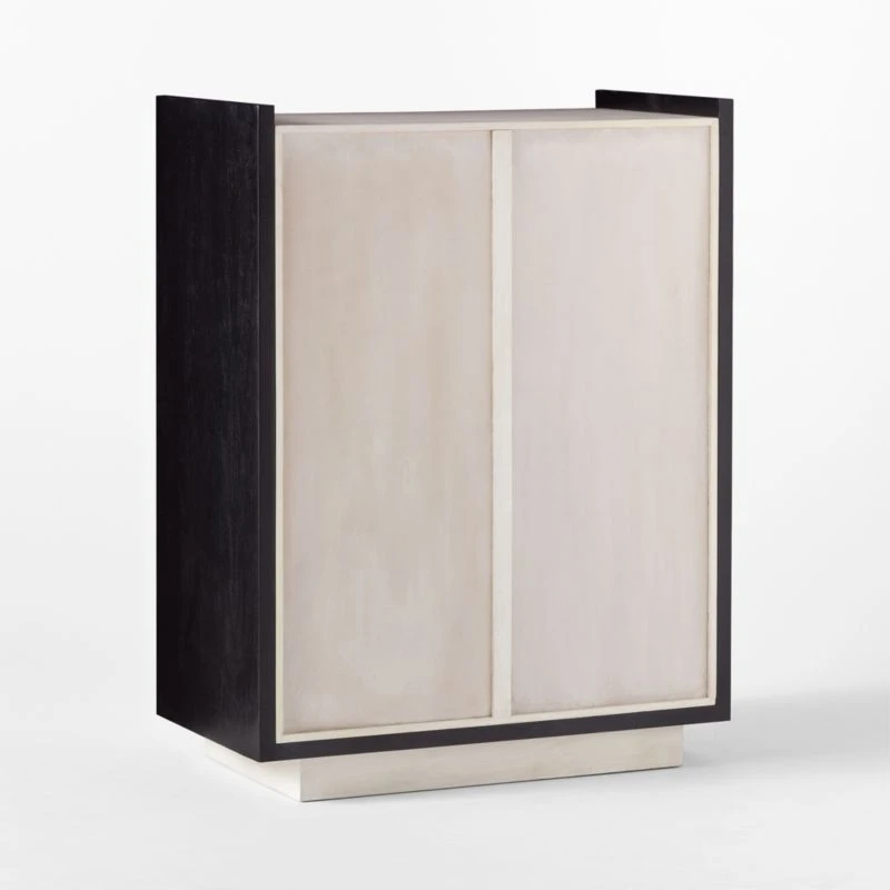 Beaufort Bleached Wood Chifferobe - Image 8