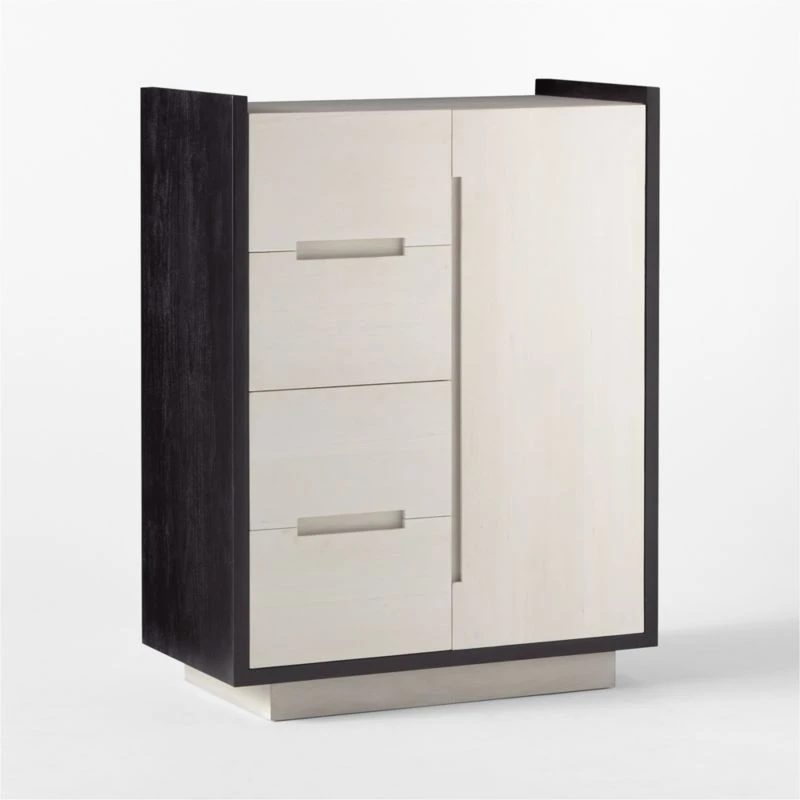 Beaufort Bleached Wood Chifferobe - Image 5