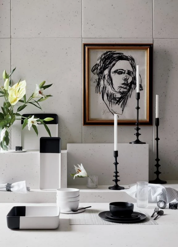 Crisp Matte Black Dinner Plate Set Of 8 - Image 3