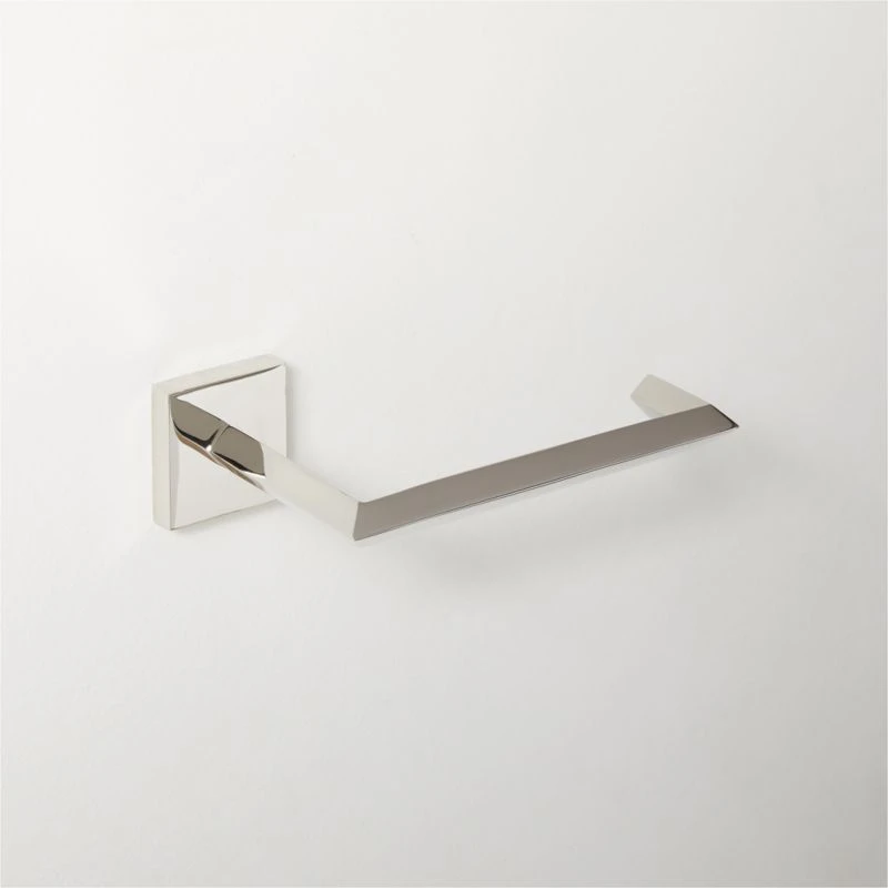 Blaine Polished Nickel Wall Mount Toilet Paper Holder