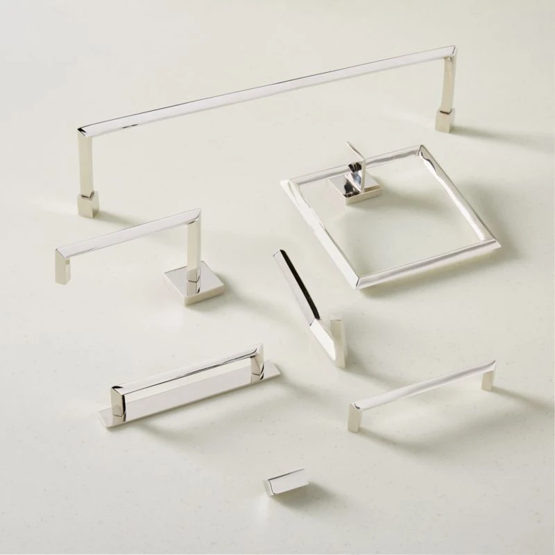 Blaine Polished Nickel Wall Mount Toilet Paper Holder - Image 4