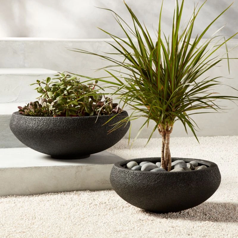 Boka Black Indoor/Outdoor Planter Bowl Small - Image 3