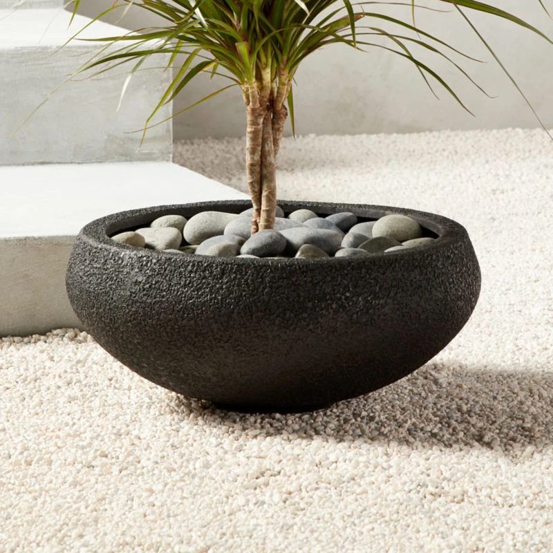 Boka Black Indoor/Outdoor Planter Bowl Small - Image 2