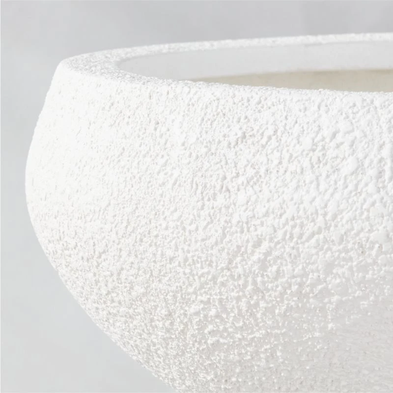 Boka White Concrete Indoor/Outdoor Planter Bowl Small - Image 4