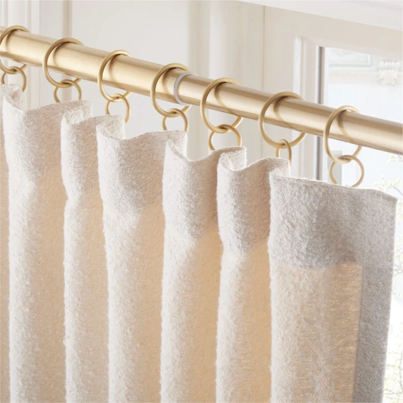 Ivory Boucle Window Curtain Panel 48''x84'' - Image 2