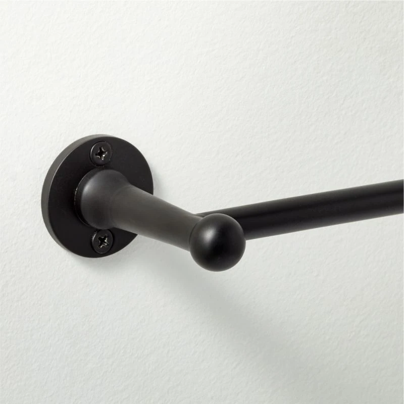 Boule Black Towel Bar 18" - Image 4