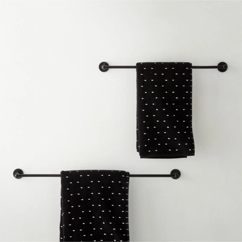 Boule Black Towel Bar 18" - Image 2