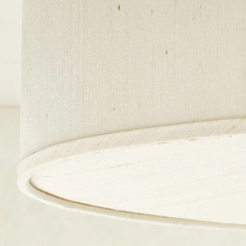 Boum Raw Silk Drum Flush Mount Light 19.75" - Image 3