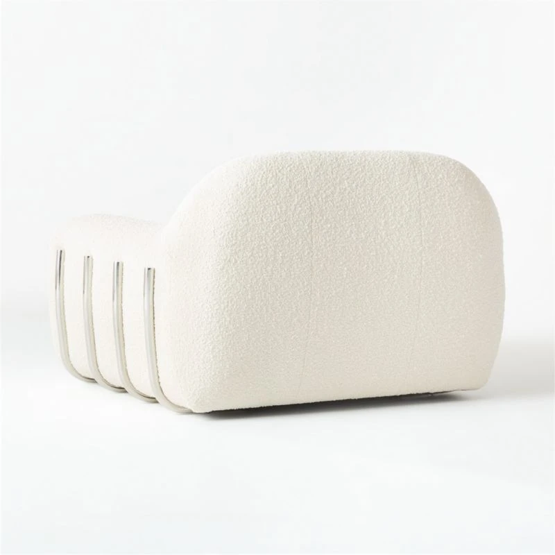 Brace Cream Boucle Chair - Image 5
