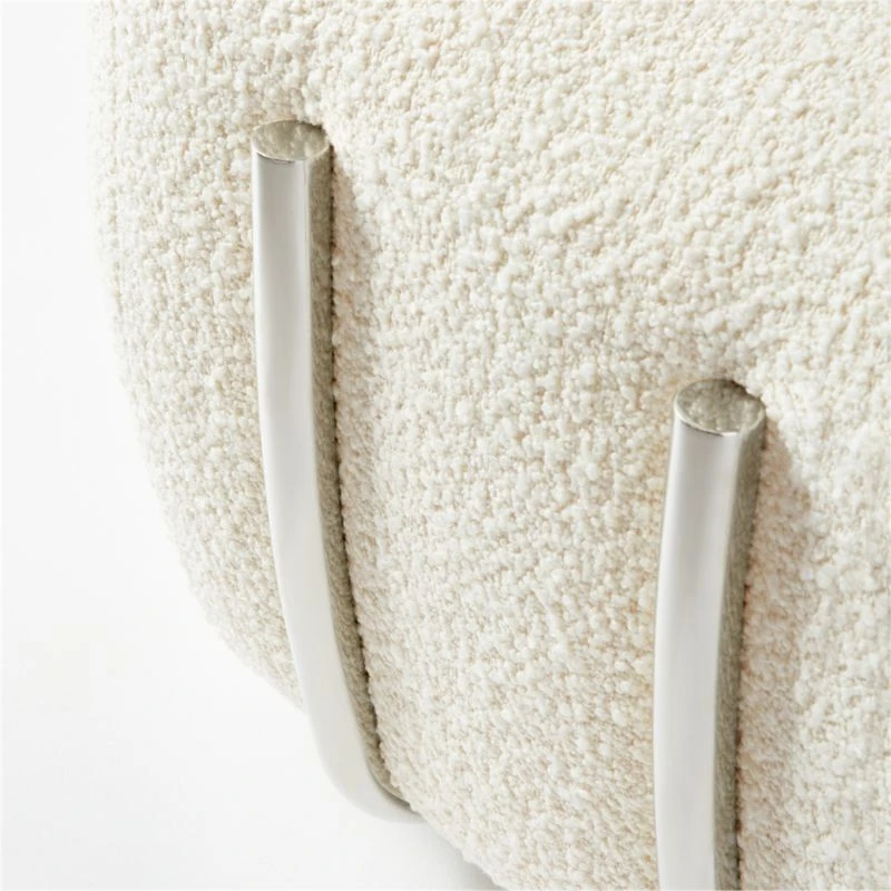 Brace Cream Boucle Chair - Image 6