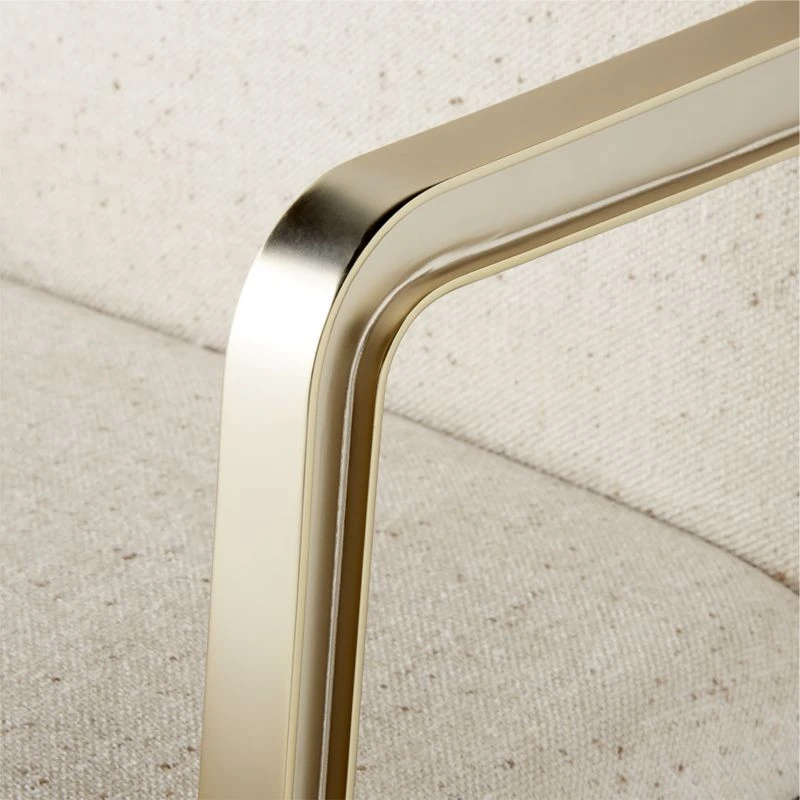 Brecha Ivory Upholstered Office Chair - Image 7