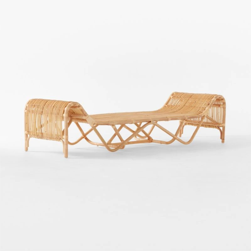 Bremen Natural Brown Rattan Daybed - Image 4