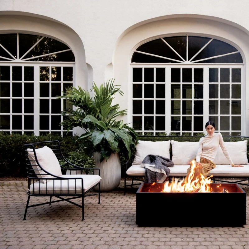 Pod Grey Cement Indoor/Outdoor Planter Medium - Image 7