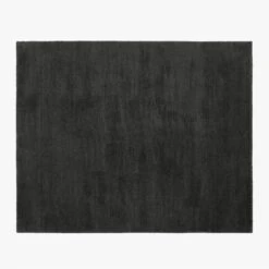 Byron Charcoal Merino Wool Handknotted Area Rug 5'x8'