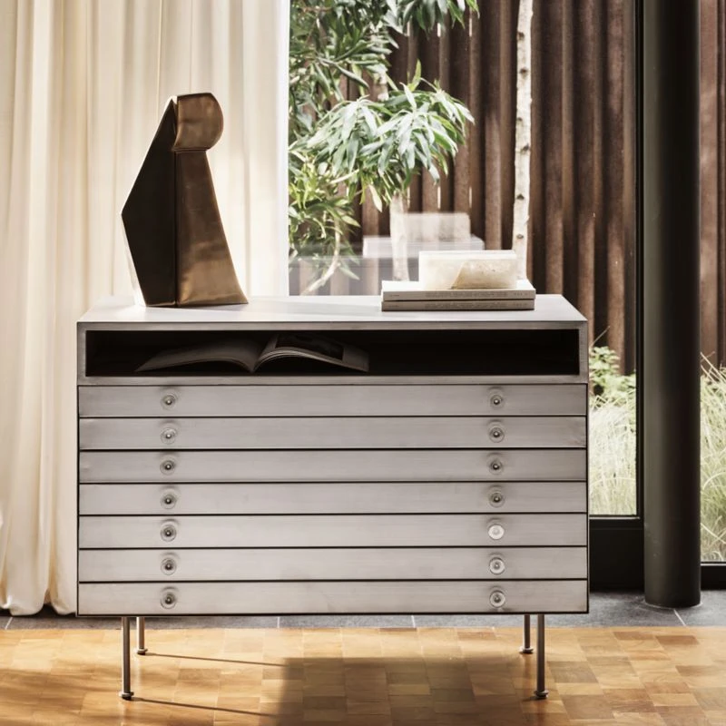Renzo Steel 3-Drawer File Cabinet - Image 3