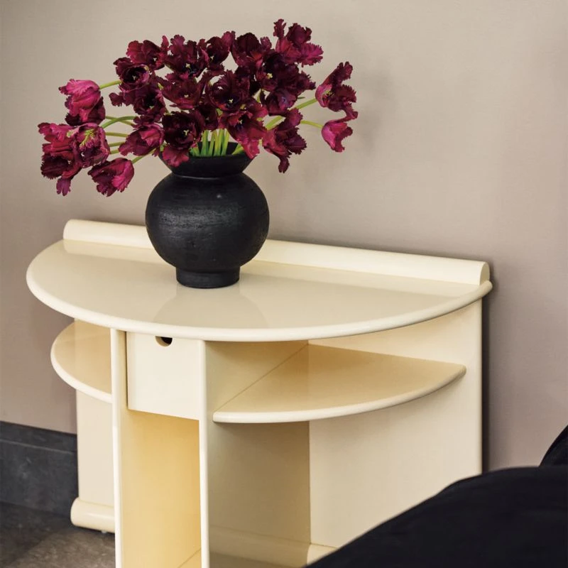 Osoppo Ivory Lacquered Nightstand - Image 3