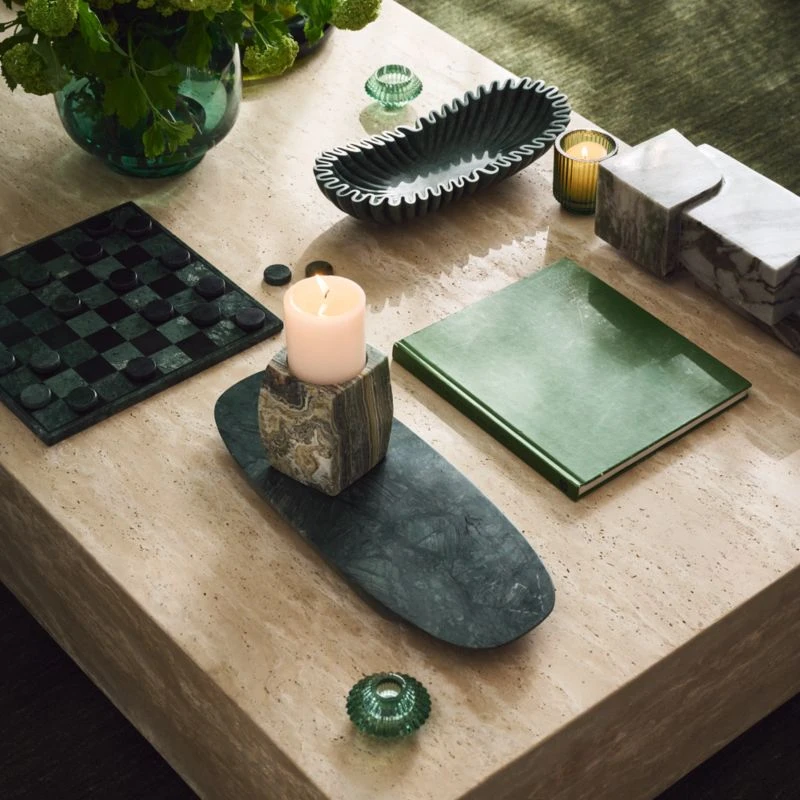 Ionic Beige Marble Sculpture - Image 7