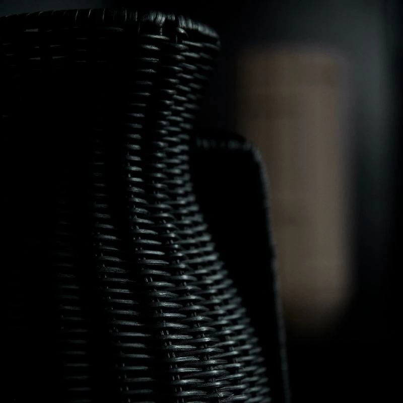 Luana Woven Black Vase Small - Image 6