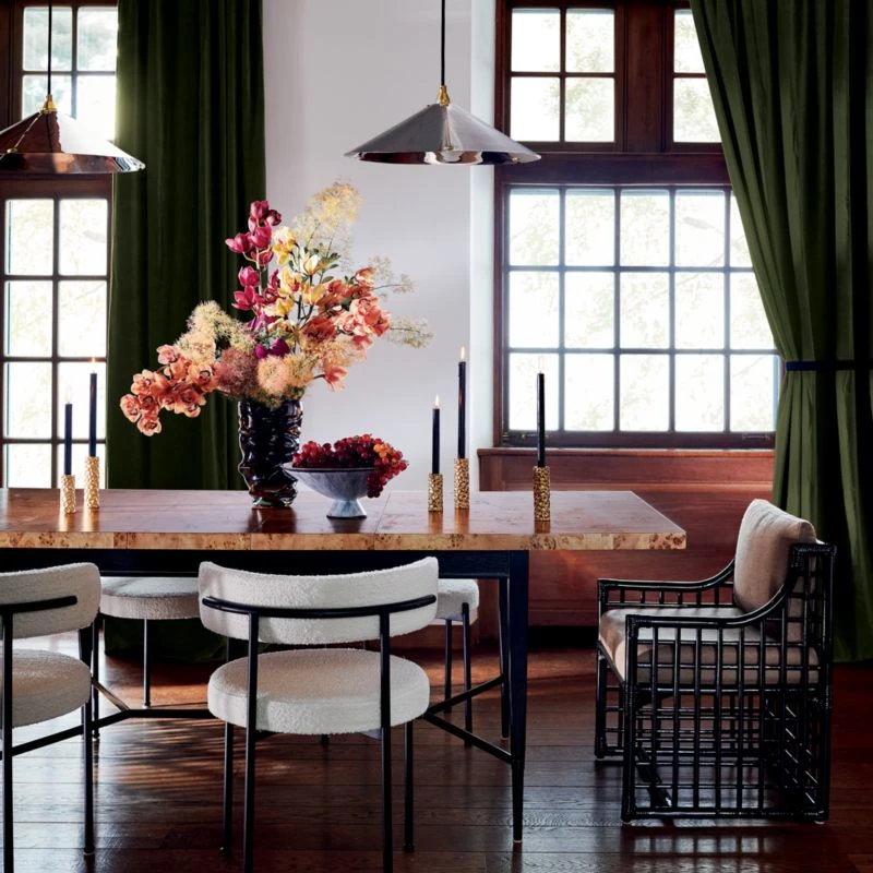 Overlap White Glazed Footed Serving Bowl - Image 5