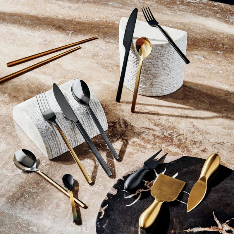 20-Piece Haze Two-Tone Flatware Set - Image 2