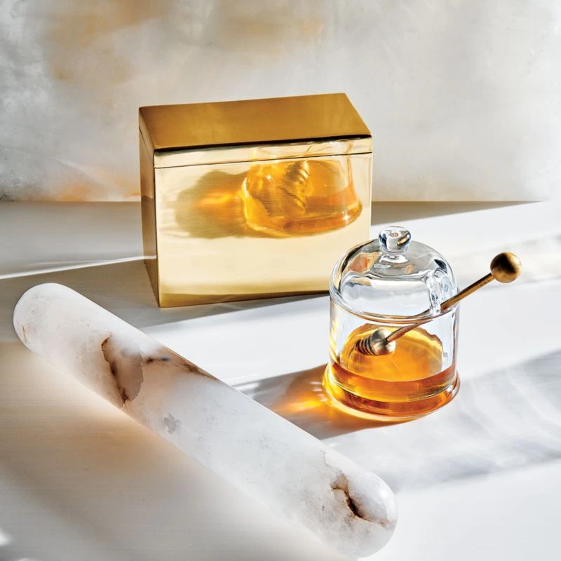 Polished Brass Recipe Box - Image 3