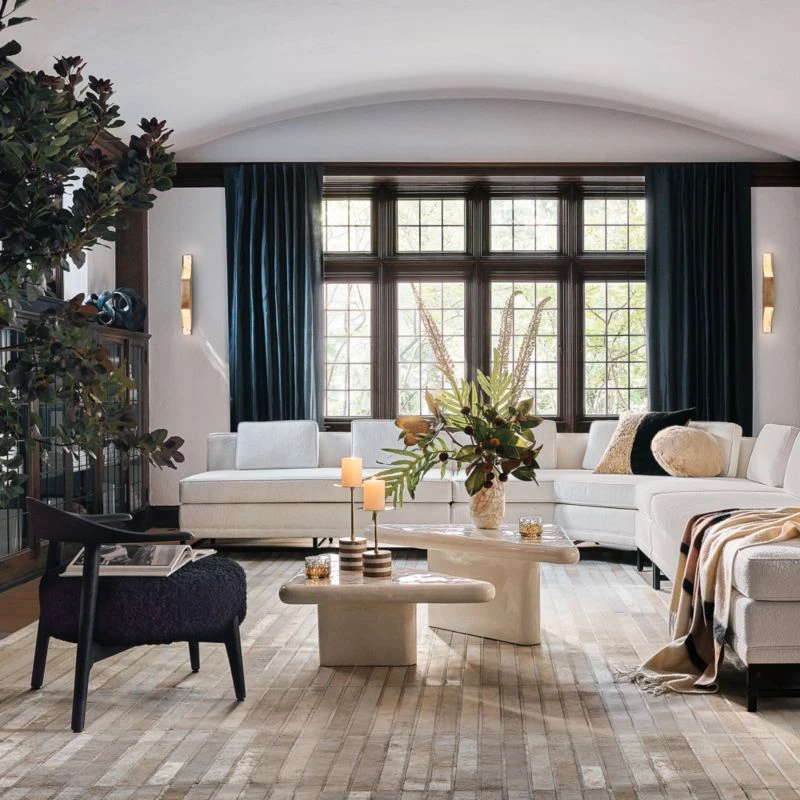 Stacked Marble And Brass Pillar Candle Holders Set Of 2 - Image 3