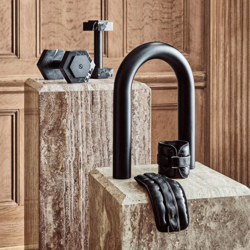 Black Marble 5-Lb Dumbbell - Image 3