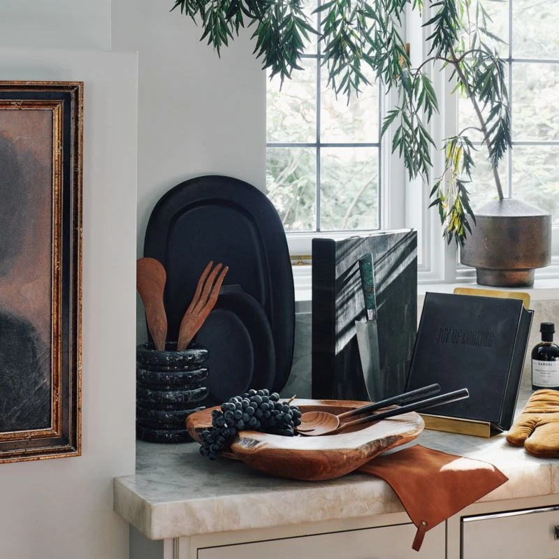 Turk Black Marble Utensil Holder - Image 6