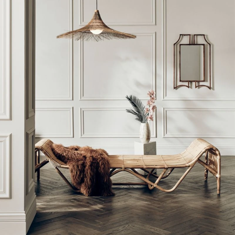 Bremen Natural Brown Rattan Daybed - Image 2