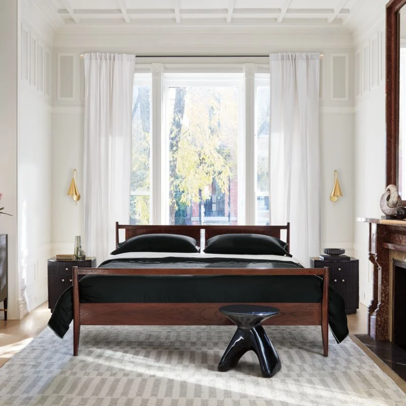 EUROPEAN FLAX™-Certified Linen Black Duvet Cover And Shams - Image 3