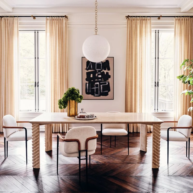 Tiberio Travertine Dining Table - Image 2