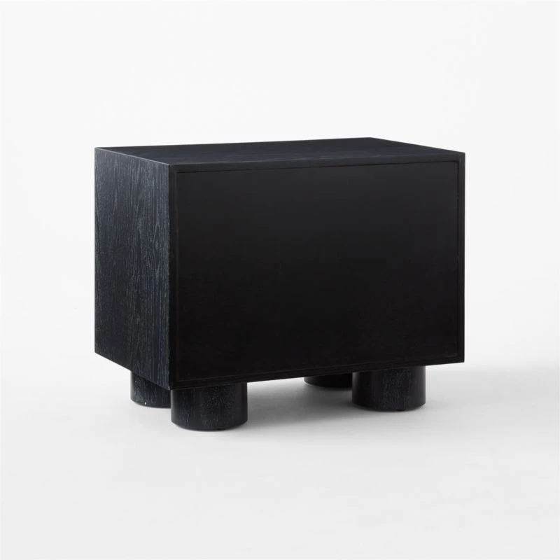 Cantar Cerused Black Oak Nightstand - Image 7