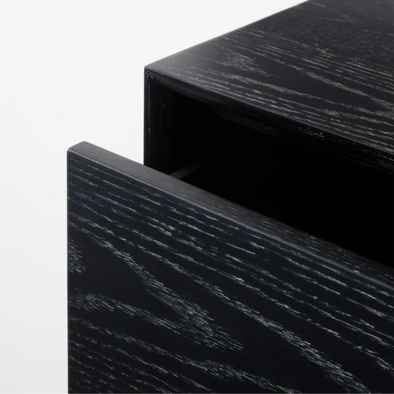 Cantar Cerused Black Oak Nightstand - Image 8