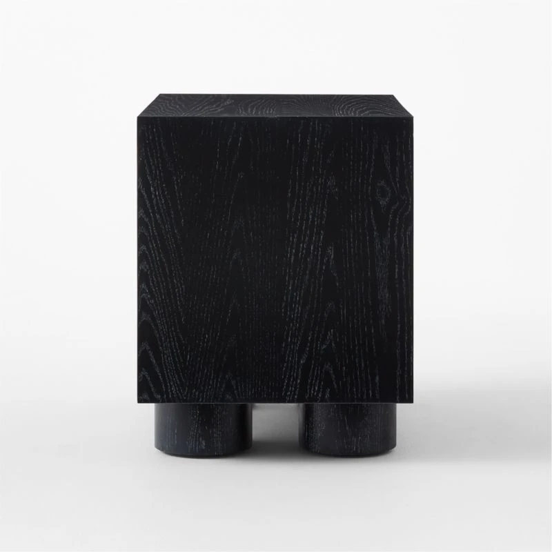 Cantar Cerused Black Oak Nightstand - Image 6