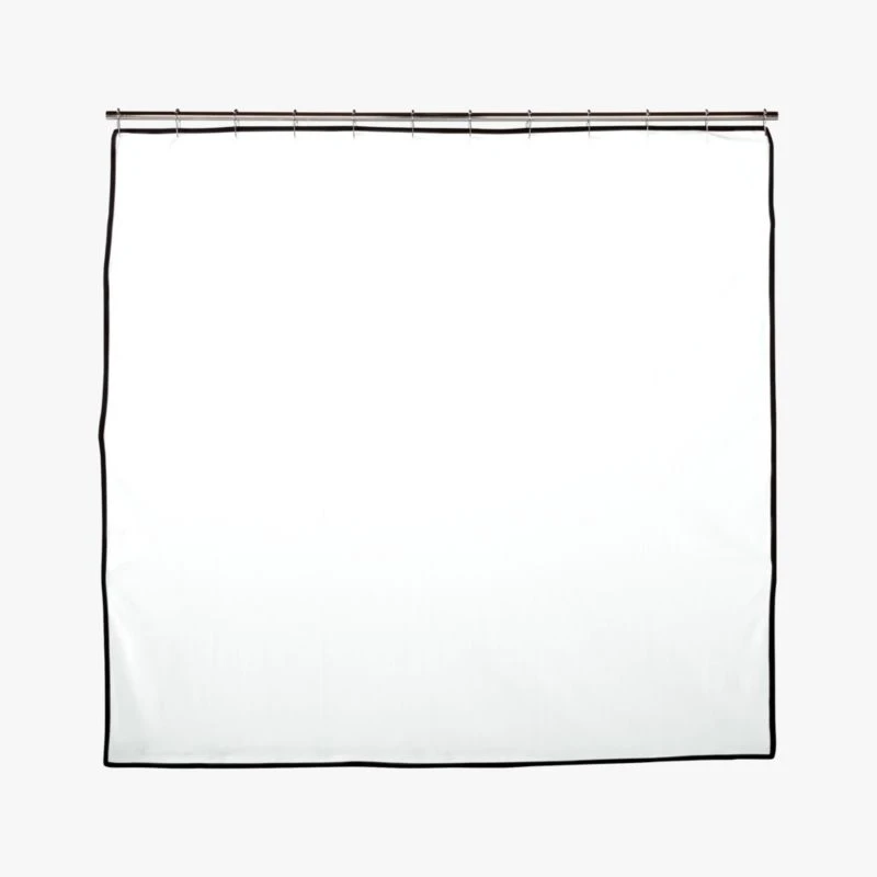 Capri Black Border Shower Curtain 84" - Image 4