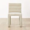 Castell Cream Channel Tufted Dining Chair