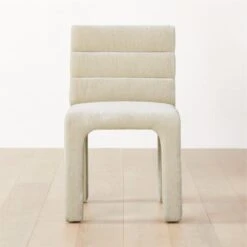 Castell Cream Channel Tufted Dining Chair