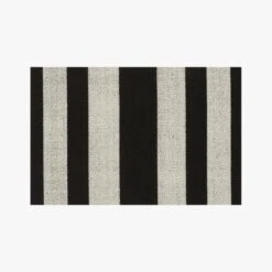 Chilewich® Black And White Utility Mat 2'x3'